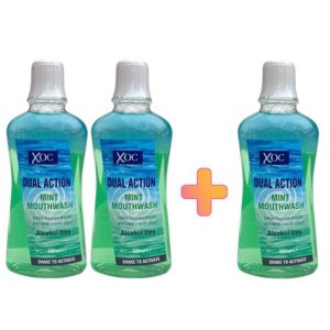 SET  2+1 ZDARMA - Xpel ústna voda Dual Action Mint 500ml